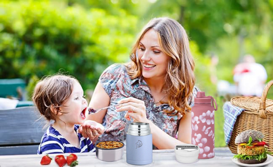 coolnmore θερμός για παιδιά από ανοξείδωτο ατσάλι. Ιδανικό θερμός για μωρά. Θερμός φαγητού 500ml, παιδικά θερμός με καλαμάκι, βρεφικά θερμός BPA Free, ασφαλή θερμός για παιδιά