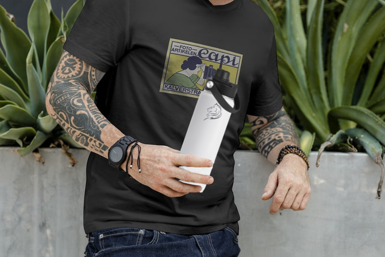 Coolnmore ανοξείδωτο μπουκάλι θερμός 500ml Frost λευκό. Ανοξείδωτο μπουκάλι νερού με καλαμάκι. μπουκάλι θερμός νερού καφέ. Το coolnmore παγούρι νερού είναι ισοθερμικό 