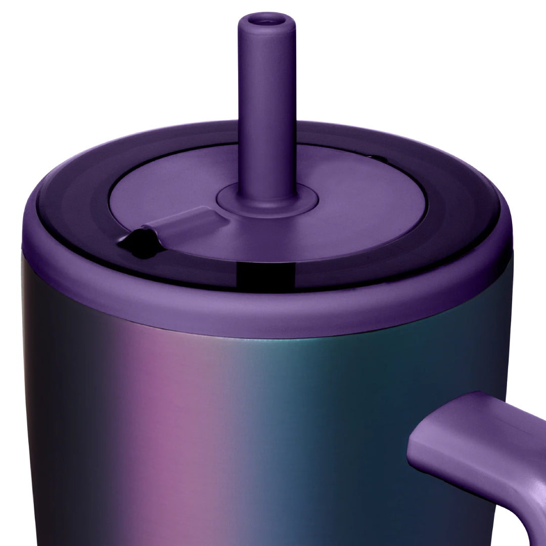 Coolnmore Aurora tumbler θερμος 1200ml με καλαμακι, Vogue series ion plated. Καπακι περιστρεφομενο με 3 λειτουργιες