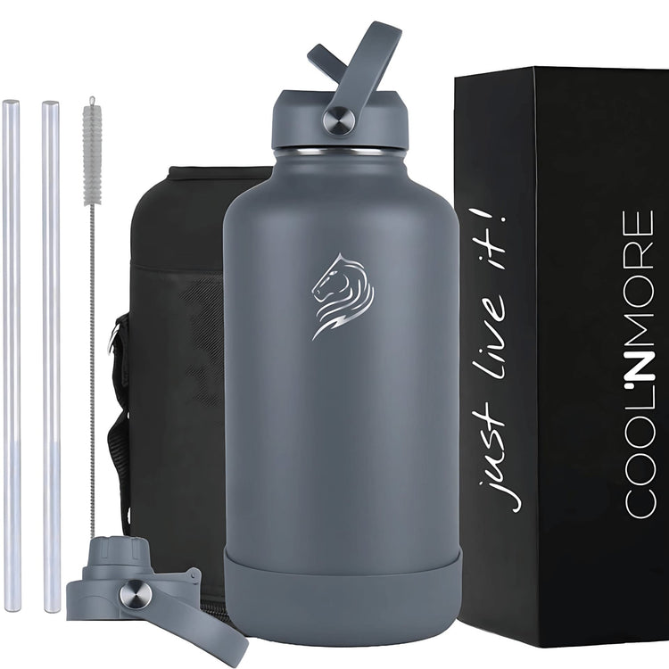 coolnmore lava grey θερμός 2 λιτρα εξοπλισμένο με σετ 9 αξεσουάρ