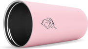 Θερμός καφέ ποτήρι Coolnmore 350ml Pink: Premium ανοξείδωτο ατσάλι 18/8: Δυνατό, ανθεκτικό, BPA Free. Διπλό τοίχωμα με κενό αέρος: Διατηρεί θερμοκρασία ροφημάτων. 2 καπάκια: Βιδωτό με καλαμάκι και καπάκι Flip-top για ζεστά. Εύκολο κράτημα: Βαφή powder coated