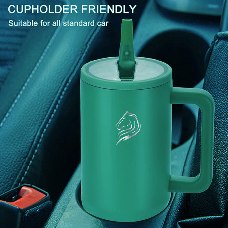 
Το Coolnmore Traveller Tumbler emerald green 1000ml είναι ένα πολυλειτουργικό, πρακτικό ποτηρι θερμος με λαβη και εφαρμοζει σε ολες τις ποτηροθηκες των στανταρντ αυτοκινητων