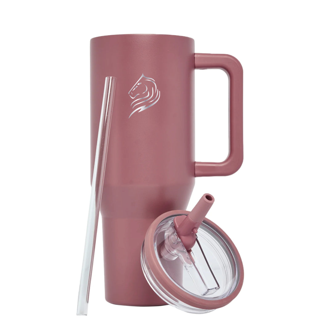 Το Coolnmore Traveller Tumbler Smoke Pink 1000ml είναι ένα πολυλειτουργικό, πρακτικό και κομψό ποτήρι θερμός ενος λιτρου  για οσους ειναι συνεχως εν κινησει