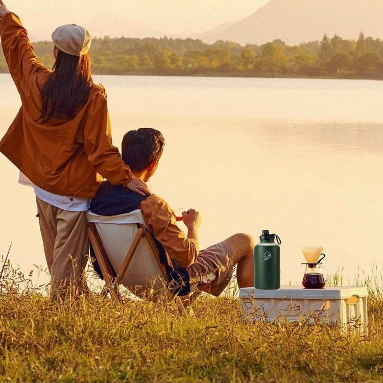 coolnmore moss green θερμος 2 λιτρα για πληρη ενυδατωση, με εγγυηση εφ ορου ζωης