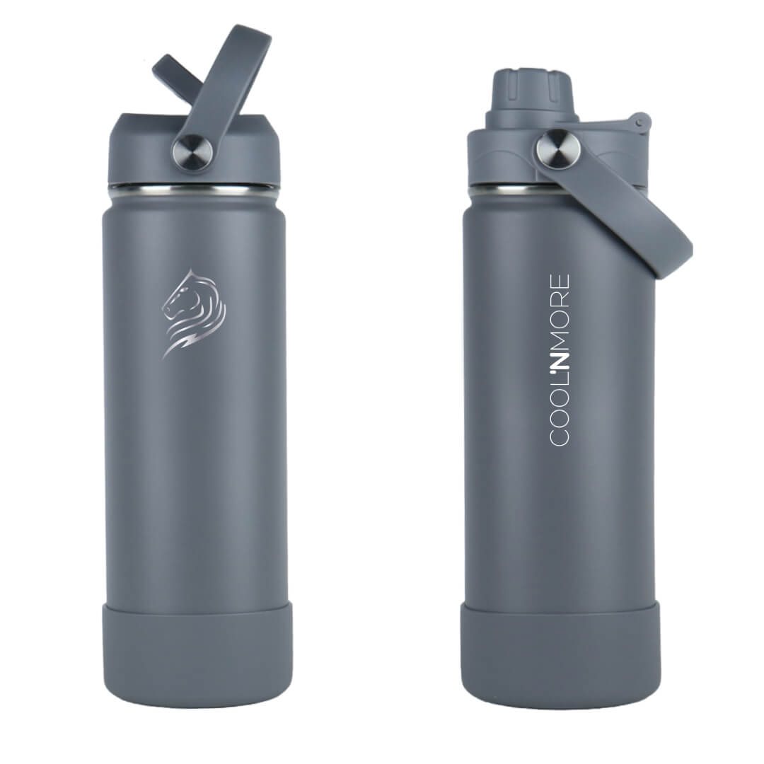 Coolnmore Lava Grey ανοξείδωτο παγούρι θερμός 500ml με 7 αξεσουάρ