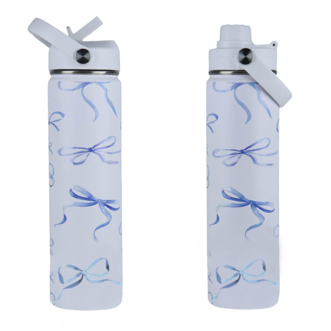 coolnmore bow θερμος 750ml με καλαμακι και sports καπακι