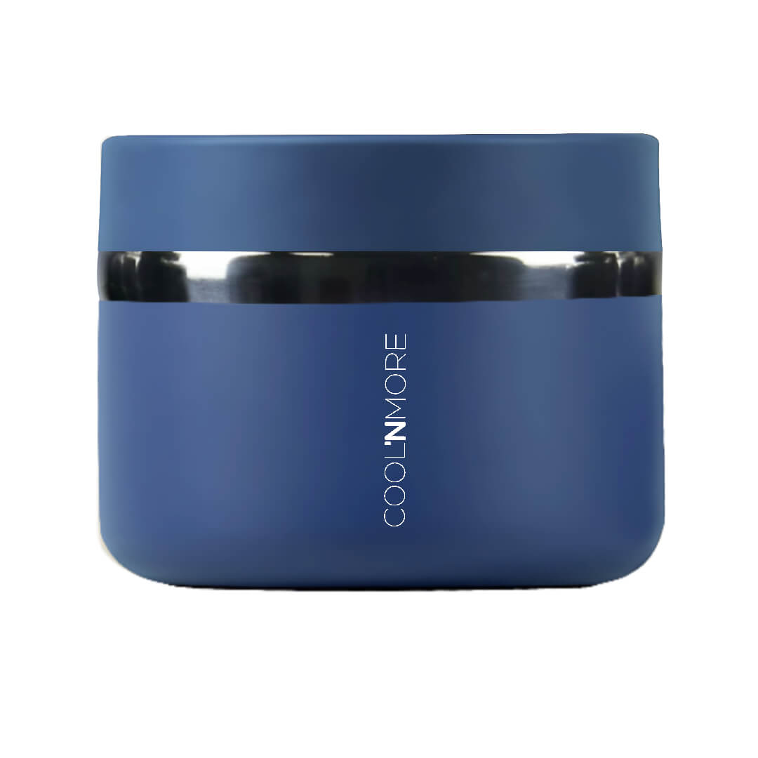 Φαγητοδοχείο θερμός Coolnmore denim 350ml 100% στεγανό ασφαλές στην τσάντα σας. Ιδανικό θερμός φαγητού για το σχολείο, Θερμός φαγητού για μωρά 