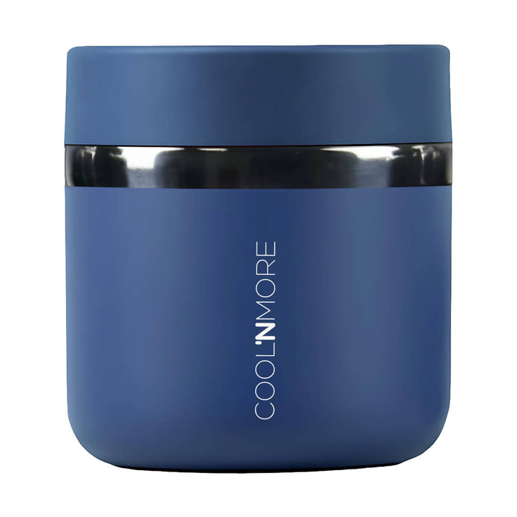Φαγητοδοχείο θερμός Coolnmore denim 600ml 100% στεγανό ασφαλές στην τσάντα σας. Ιδανικό θερμός φαγητού για το σχολείο, Θερμός φαγητού για μωρά 