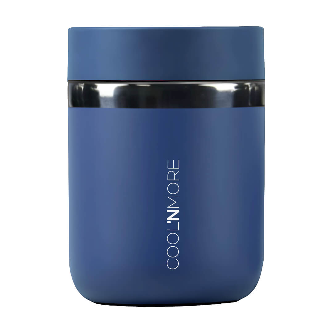 Φαγητοδοχείο θερμός Coolnmore denim 800ml 100% στεγανό ασφαλές στην τσάντα σας. Ιδανικό θερμός φαγητού για το σχολείο, Θερμός φαγητού για μωρά 