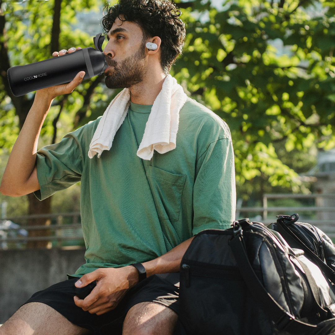 coolnmore hydromax θερμος 500ml με καλαμακι και καπακι 2 σε 1, αθλητικο θερμος