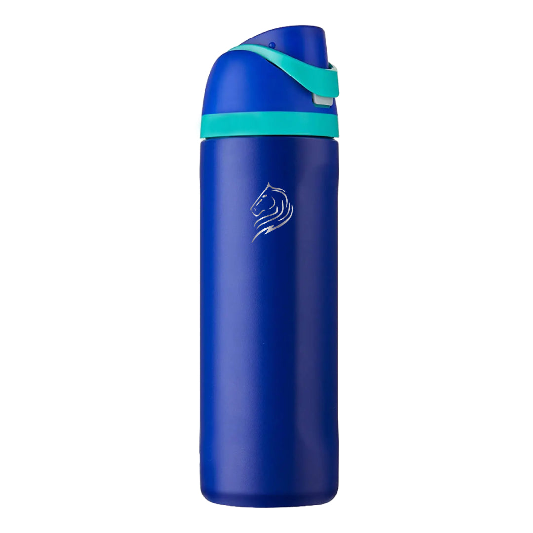 Coolnmore HydroMax  pacific blue μπουκαλι θερμος  με  καλαμακι, 500ml  και με 2 σε  1  στεγανο καπακι , ανοξειδωτο μπουκαλι θερμος, χρωμα lilac