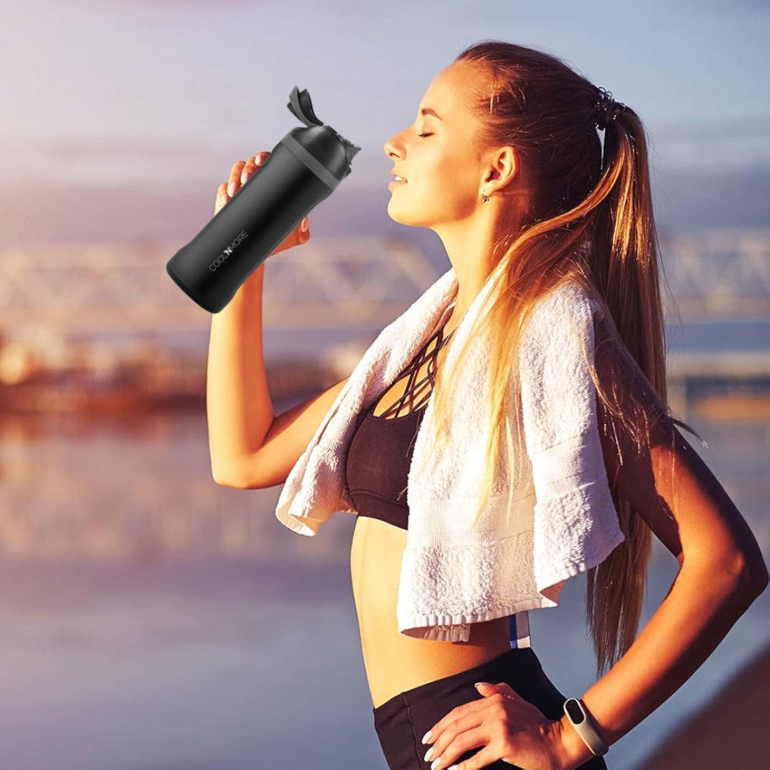 coolnmore hydromax θερμος 500ml με καλαμακι και καπακι 2 σε 1, με στυλ