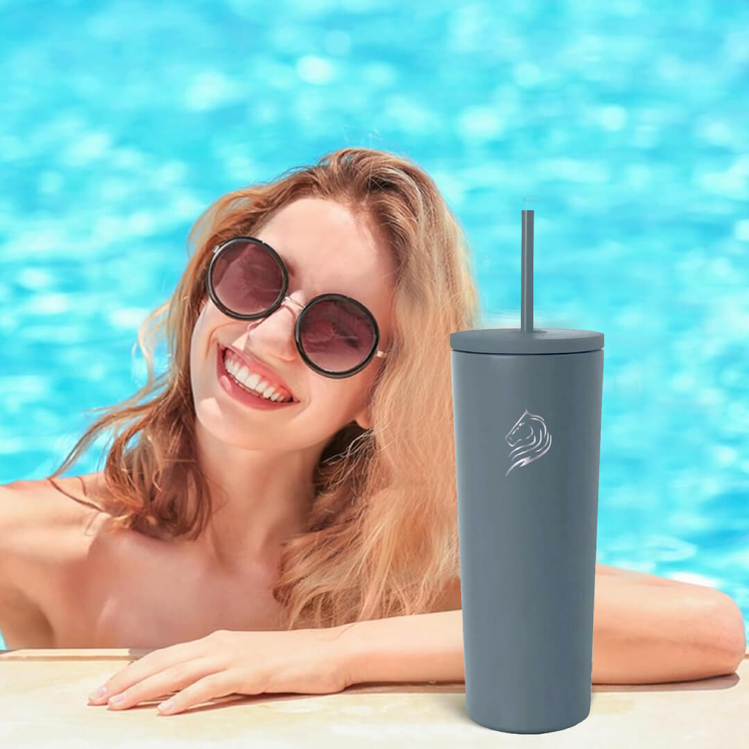 coolnmore lava grey classic tumbler θερμος ποτηρι 600ml ιδανικο για ζεστο καφε ή κρυο και τσάι 