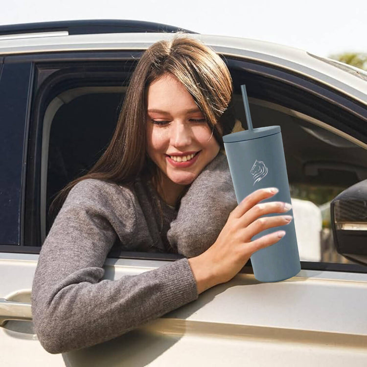 coolnmore lava grey classic tumbler θερμος ποτηρι 600ml τελειο για ενυδατωση on the go