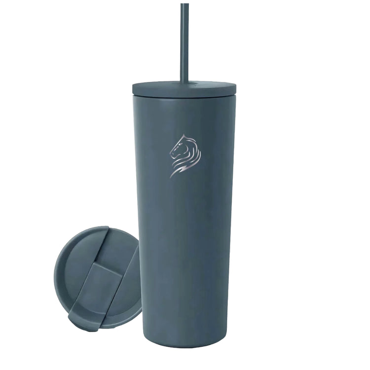 Θερμός καφέ ποτήρι Coolnmore lava grey 600ml από ανοξείδωτο ατσάλι με καλαμάκι. Διαθέτει 2 καπάκια: ένα καπάκι καλαμάκι για κρύα ροφήματα και ένα Flip-top καπάκι για ζεστά ροφήματα. BPA FREE