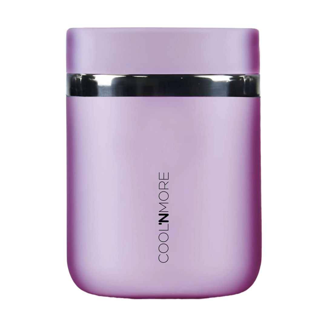 Φαγητοδοχείο θερμός Coolnmore lavender 800ml 100% στεγανό ασφαλές στην τσάντα σας. Ιδανικό θερμός φαγητού για το σχολείο, Θερμός φαγητού για μωρά 
