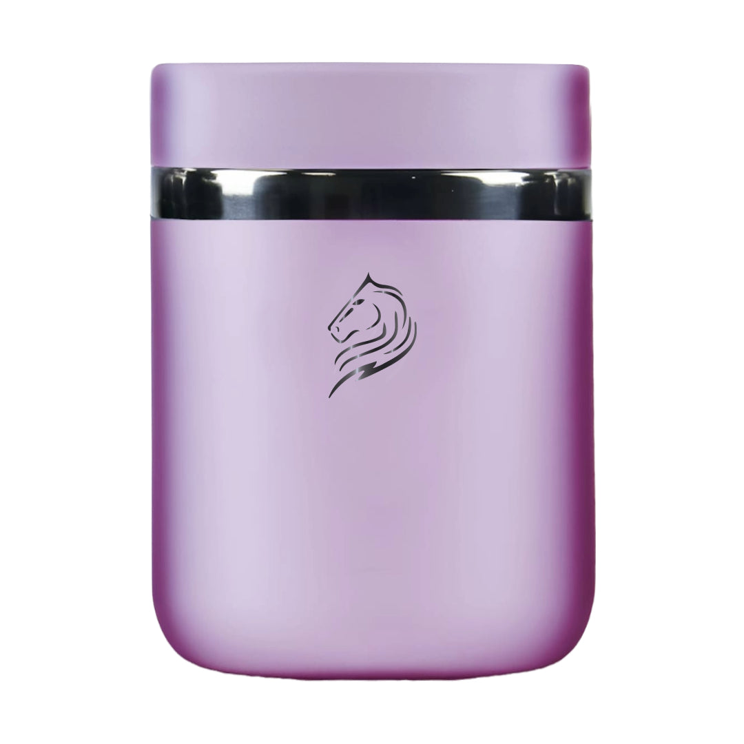 Θερμός φαγητού Coolnmore lavender 800ml. Διατηρήστε το φαγητό σας ζεστό ή κρύο για ώρες με το δοχείο φαγητού Coolnmore. Φαγητοδοχείο ανοξείδωτο 100% στεγανό ασφαλές στην τσάντα σας. Ιδανικό θερμός φαγητού για το σχολείο. Θερμός φαγητού για μωρά 