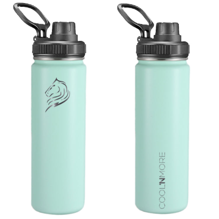 θερμος νερου coolnmore-mint-thermos-500ml με sports καπακι αναδιπλουμενο με σταθερη ροη και ευχρηστη χειρολαβη