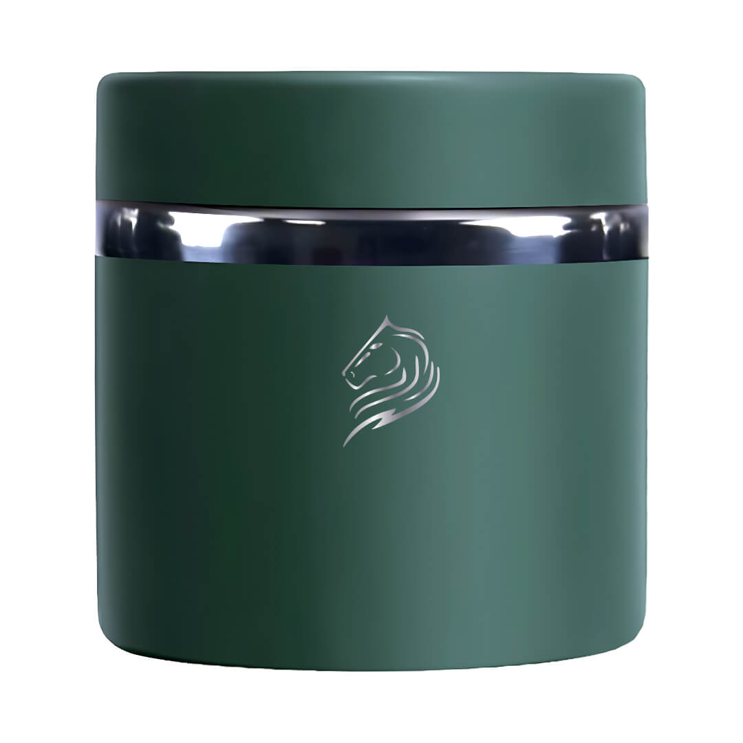 Θερμός φαγητού Coolnmore Moss Green 600ml. Διατηρήστε το φαγητό σας ζεστό ή κρύο για ώρες με το δοχείο φαγητού Coolnmore. Φαγητοδοχείο ανοξείδωτο 100% στεγανό ασφαλές στην τσάντα σας. Ιδανικό θερμός φαγητού για το σχολείο. Θερμός φαγητού για μωρά 