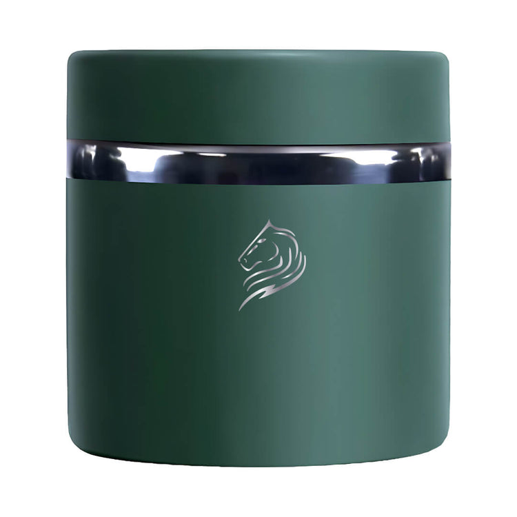 Θερμός φαγητού Coolnmore Moss Green 600ml. Διατηρήστε το φαγητό σας ζεστό ή κρύο για ώρες με το δοχείο φαγητού Coolnmore. Φαγητοδοχείο ανοξείδωτο 100% στεγανό ασφαλές στην τσάντα σας. Ιδανικό θερμός φαγητού για το σχολείο. Θερμός φαγητού για μωρά 