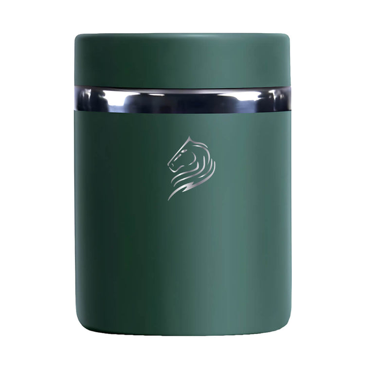 Φαγητοδοχείο θερμός Coolnmore Moss Green 800ml. Ιδανικό θερμός φαγητού για το σχολείο, Θερμός φαγητού για μωρά 