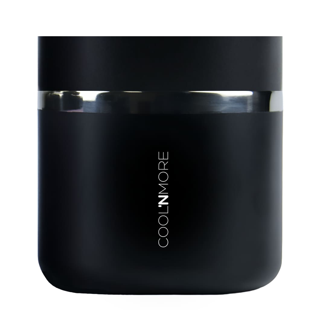 Θερμός φαγητού Coolnmore Noir 600ml: Διατηρείτε το φαγητό σας ζεστό ή κρύο για ώρες με το ανοξείδωτο δοχείο φαγητού Coolnmore. Φαγητοδοχείο θερμός 100% στεγανό ασφαλές στην τσάντα σας. Ιδανικό θερμός φαγητού για το σχολείο, Θερμός φαγητού για μωρά 