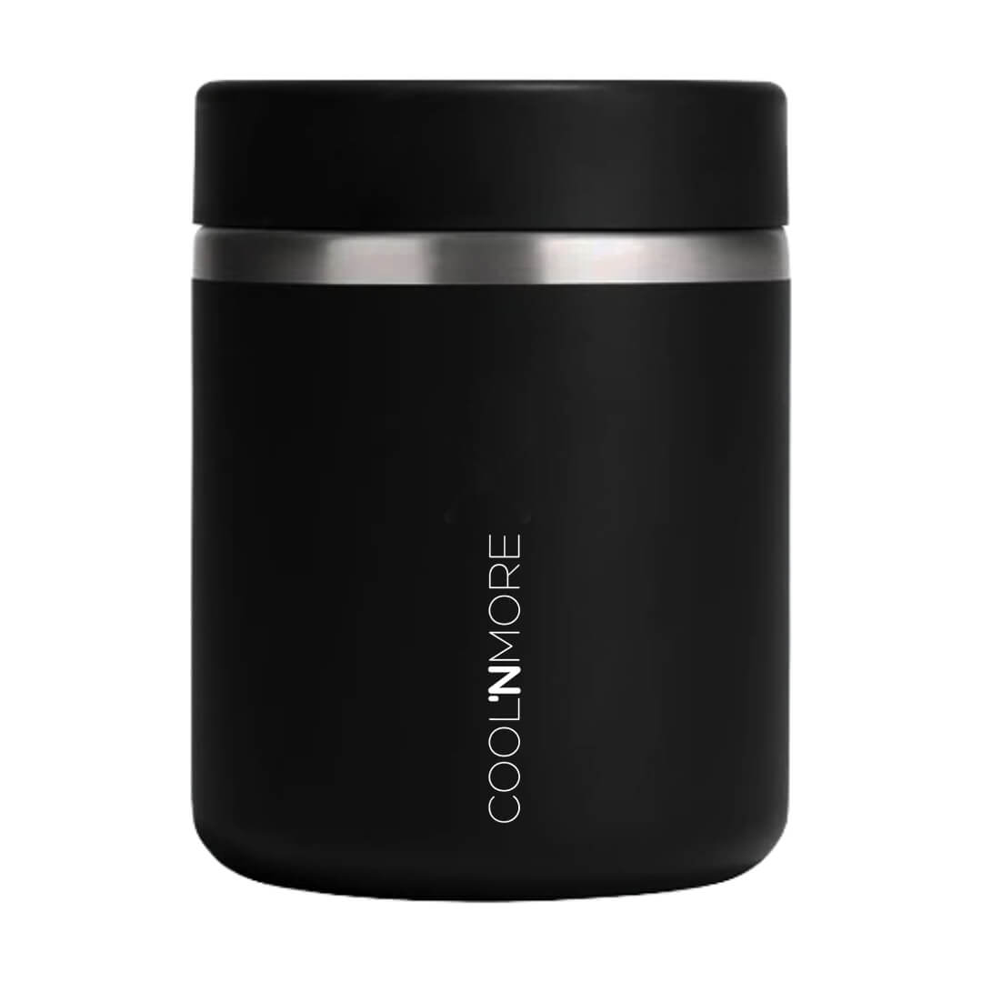 Φαγητοδοχείο θερμός Coolnmore noir 800ml 100% στεγανό ασφαλές στην τσάντα σας. Ιδανικό θερμός φαγητού για το σχολείο, Θερμός φαγητού για μωρά 