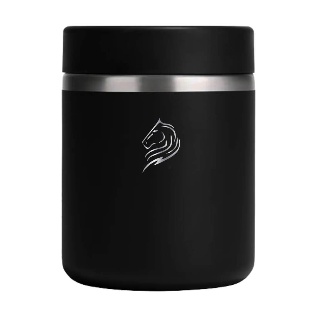 Θερμός φαγητού Coolnmore noir 800ml. Διατηρήστε το φαγητό σας ζεστό ή κρύο για ώρες με το δοχείο φαγητού Coolnmore. Φαγητοδοχείο ανοξείδωτο 100% στεγανό ασφαλές στην τσάντα σας. Ιδανικό θερμός φαγητού για το σχολείο. Θερμός φαγητού για μωρά 