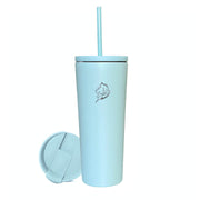 Θερμός καφέ ποτήρι  Coolnmore sea side 500ml από ανοξείδωτο ατσάλι με καλαμάκι. Διαθέτει 2 καπάκια: ένα καπάκι καλαμάκι για κρύα ροφήματα και ένα Flip-top καπάκι για ζεστά ροφήματα. Ιδανικό θερμός για ζεστόκαφέ BPA FREE