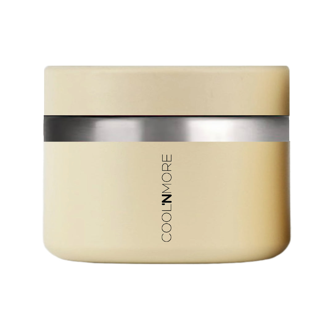 Φαγητοδοχείο θερμός Coolnmore tan 350ml 100% στεγανό ασφαλές στην τσάντα σας. Ιδανικό θερμός φαγητού για το σχολείο, Θερμός φαγητού για μωρά 