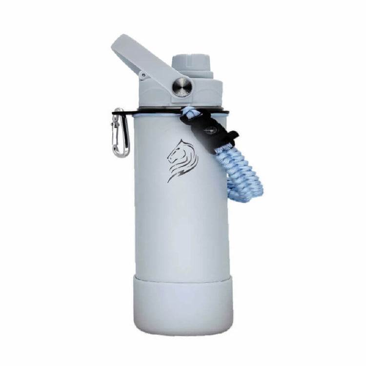 Coolnmore Surf παιδικο παγουρι θερμος. White fire extinguisher with a carabiner on a white background