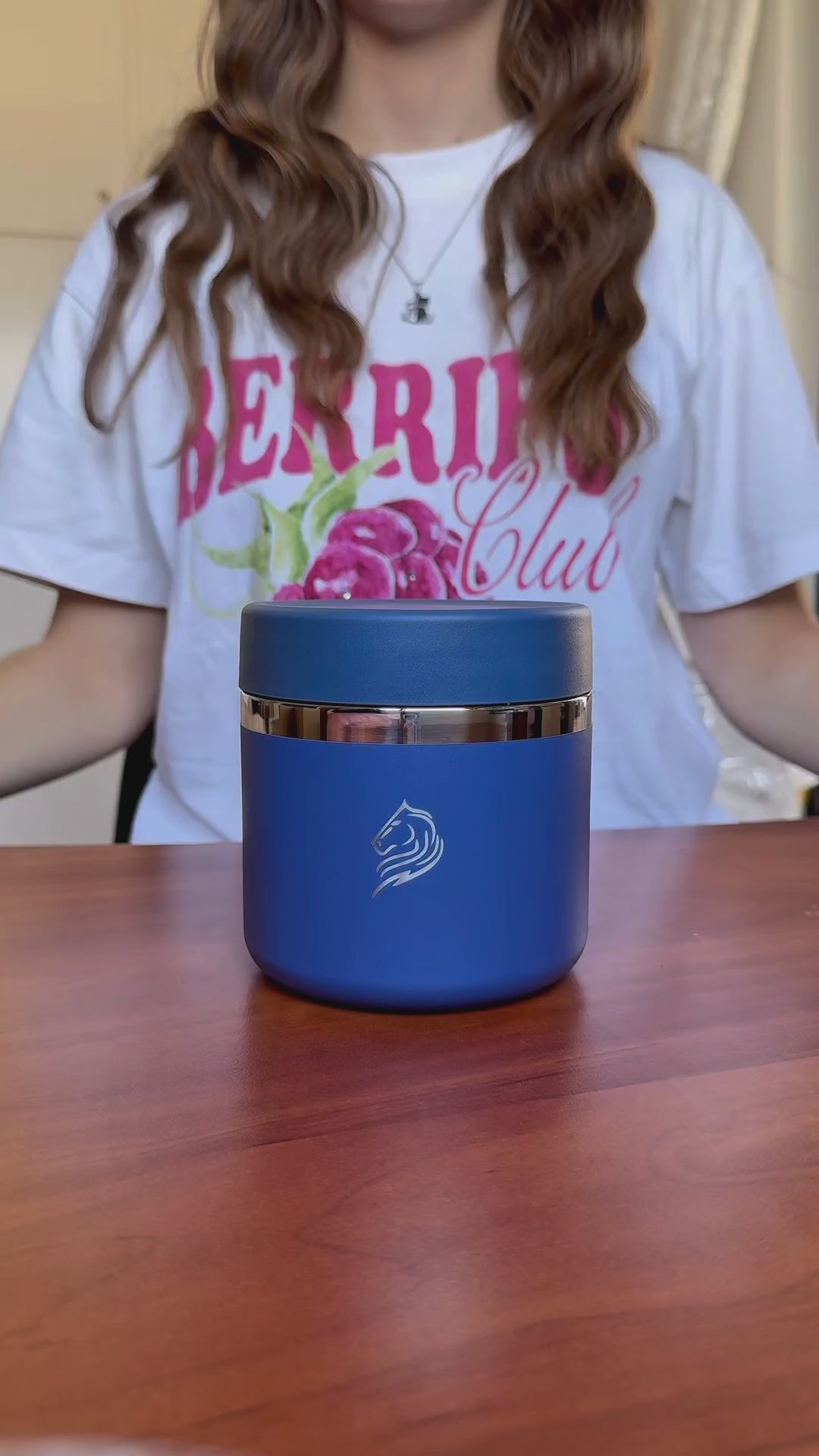 coolnmore denim φαγητοδοχειο 600ml video