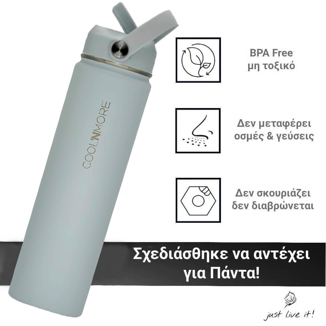 coolnmore θερμος νερου surf 750ml παγουρι θερμος bpa free