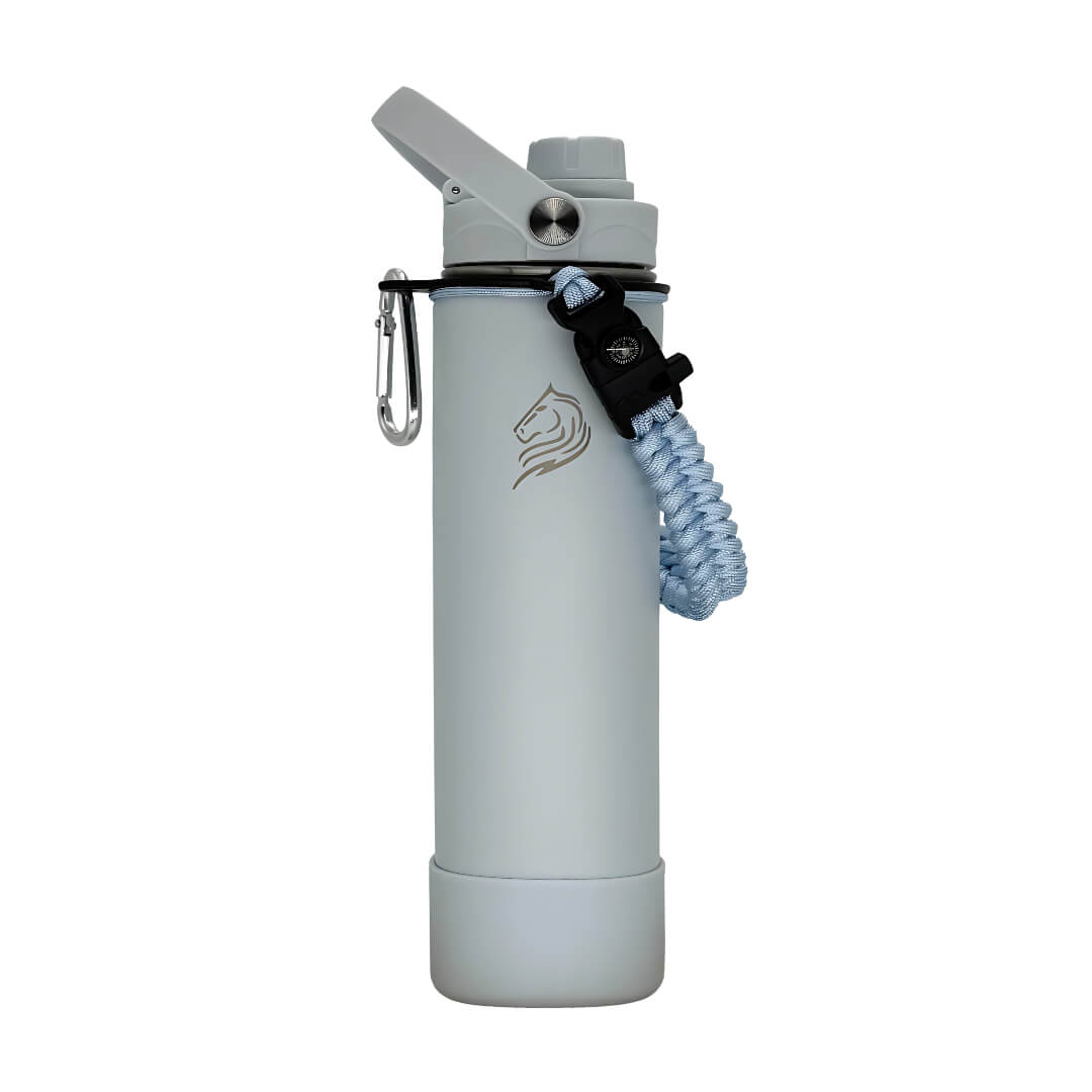 coolnmore θερμος νερου surf 750ml παγουρι θερμος με λαβη paracord