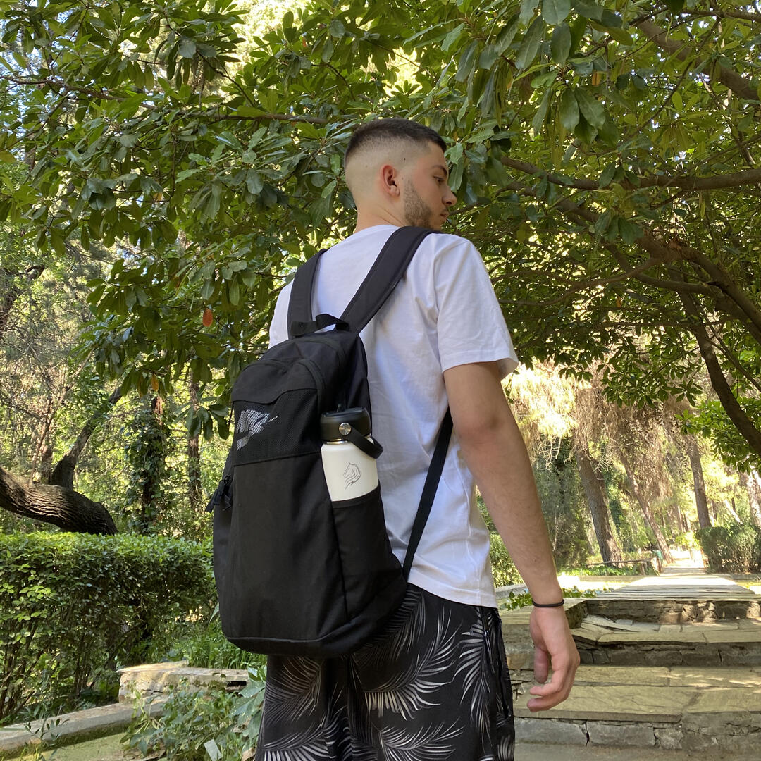 Coolnmore ανοξείδωτο παγούρι θερμός 500ml Frost, με 3 καπάκια, χωράει στο σακιδιο και εφαρμόζει στην ποτηροθήκη