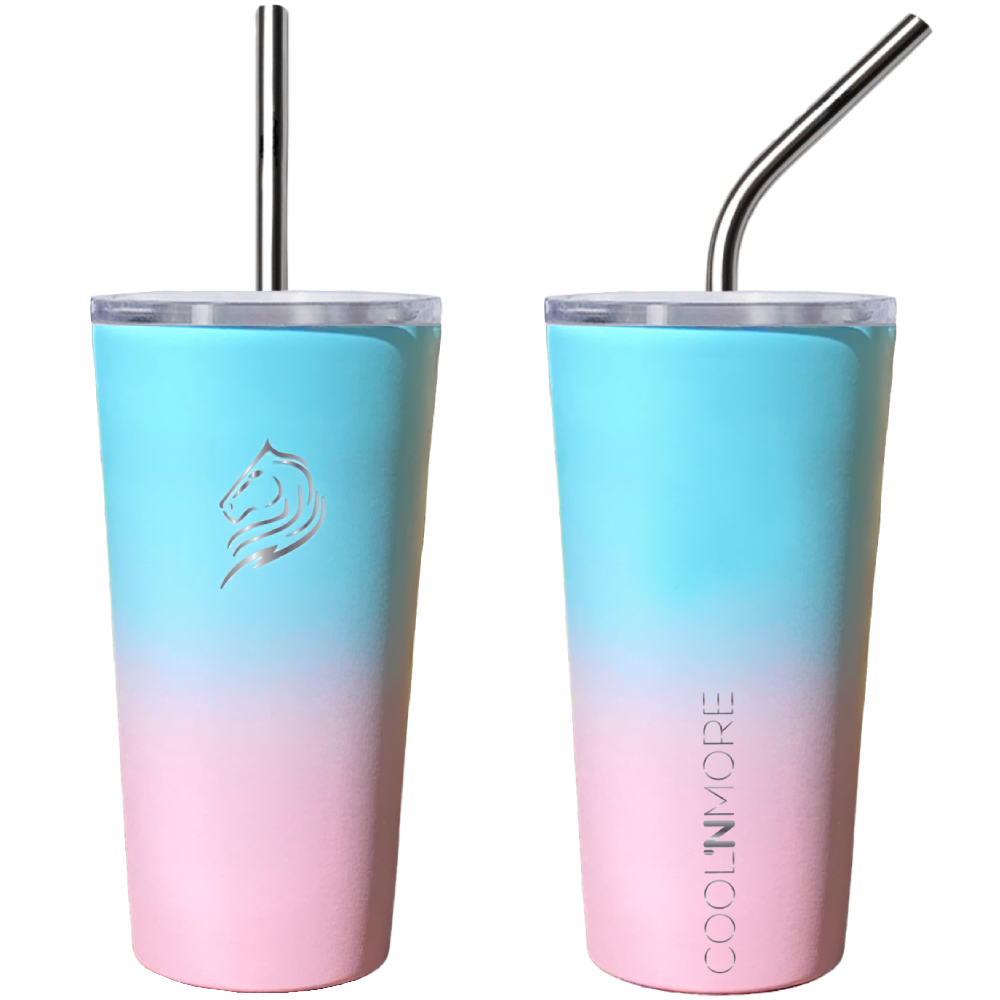 Ποτήρι καφέ νερού ανοξείδωτο θερμός με καλαμάκι ανοξείδωτο από ατσάλι 18/8 με αναδιπλούμενο press-in καπάκι χωρίς BPA. Διπλού τοιχώματος με κενό αέρος, ασφαλές στη χρήση, ιδανικό για φραπέ freddo, και άλλα είδη κρύων ή ζεστών ροφημάτων. Ισοθερμικό, οικολογικό και επαναχρησιμοποιούμενο, κρύο 12 ώρες & 6 ώρες για ζεστό