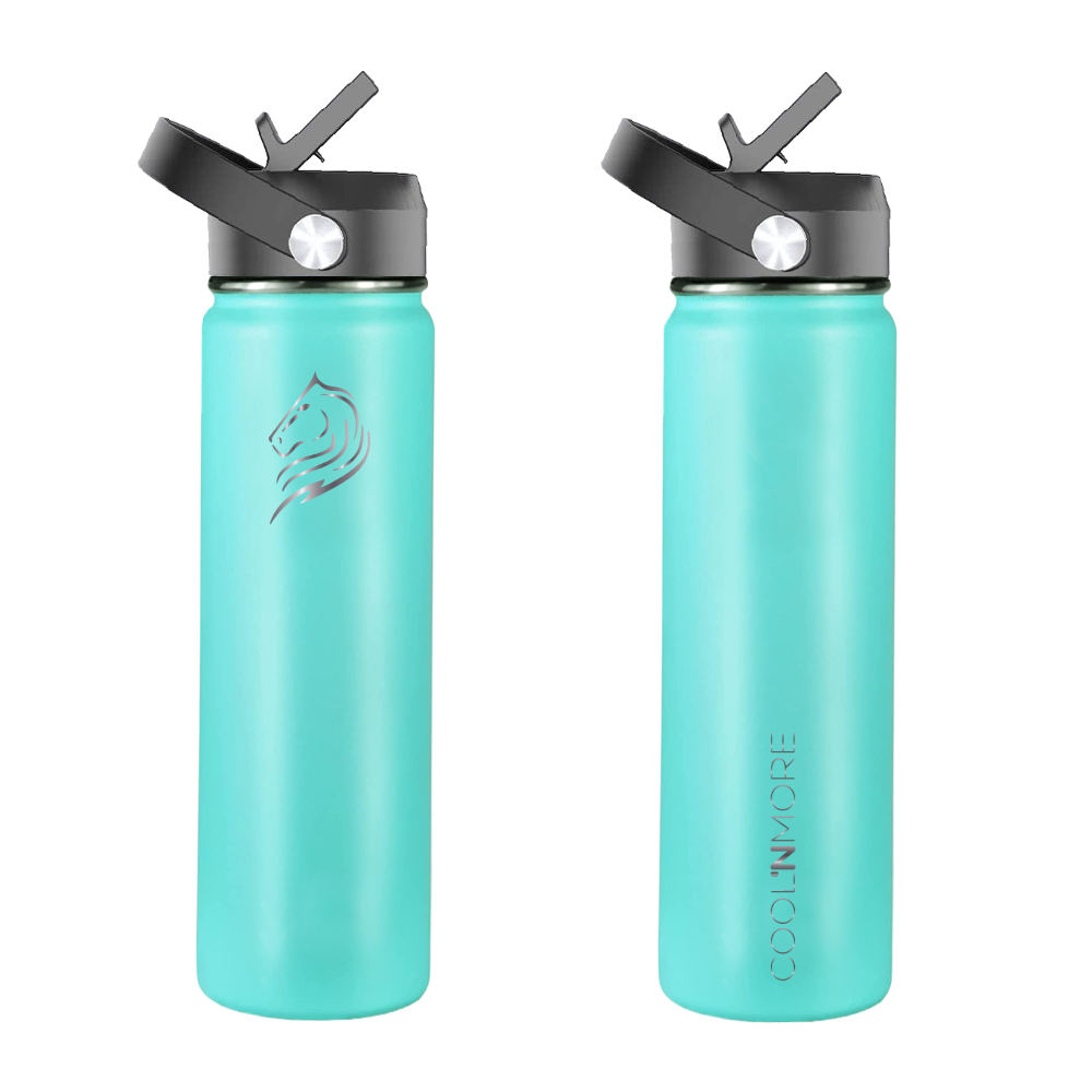 Ανοξείδωτο μπουκάλι θερμός Coolnmore 500ml, περιλαμβάνει 3 καπάκια και έχει εγγύηση εφ' όρου ζωής. Αυτό το ανοξείδωτο μπουκάλι νερού με καλαμάκι, είναι ασφαλές για παιδιά, bpa free και κουμπώνει στα σακίδια. Ιδανικό μπουκάλι θερμός για καφέ. Το ανοξείδωτο παγούρι νερού είναι οικολογικό, ισοθερμικό επαναχρησιμοποιούμενο, Βεραμαν