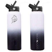coolnmore raven θερμος μπουκαλι 1000ml με καλαμακι 3 καπακια