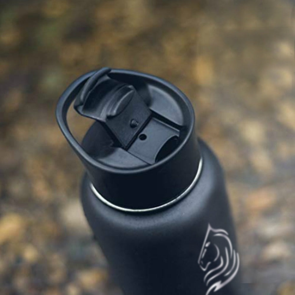 ανοξειδωτος θερμος καφε coolnmore με φλιπ καπακι και καλαμακι